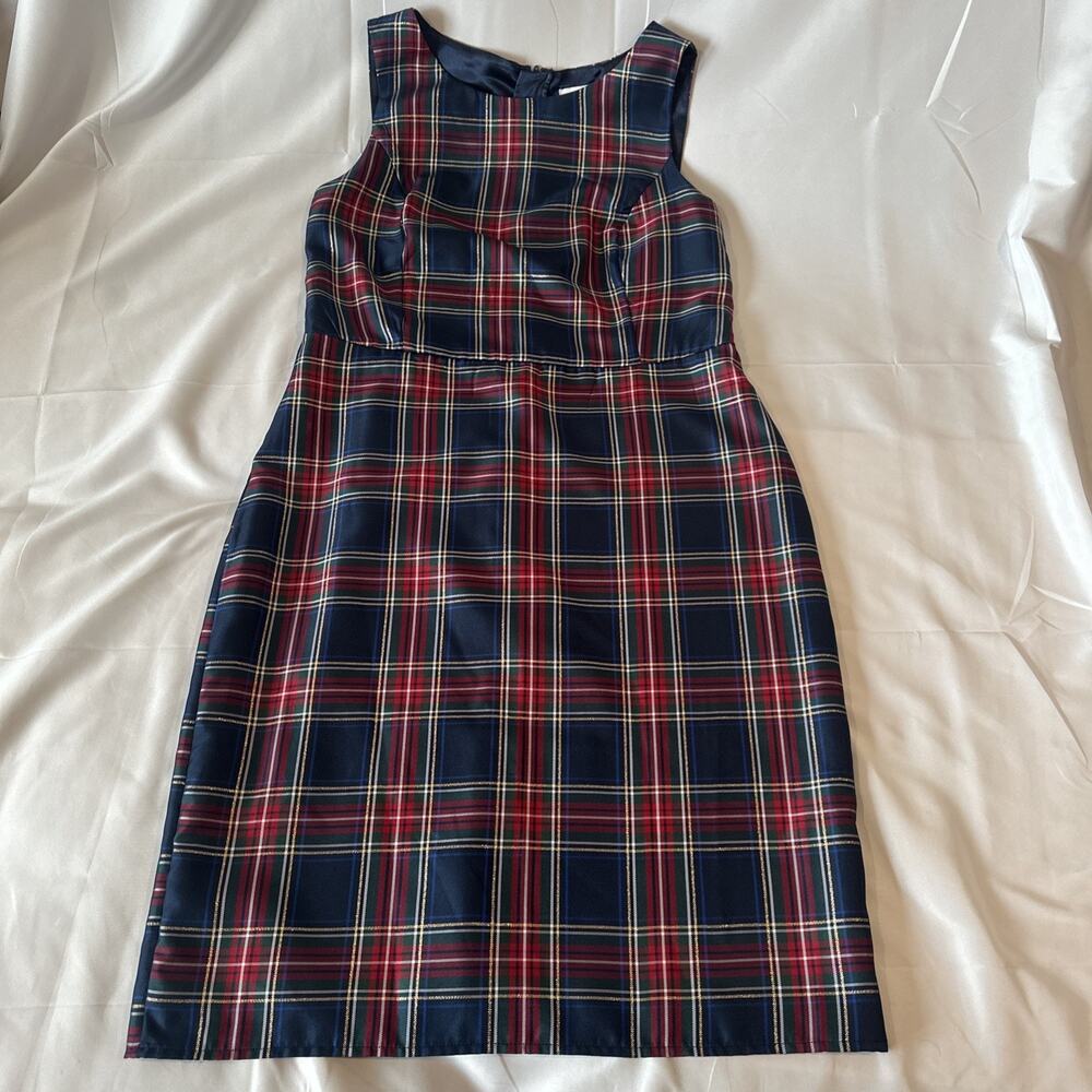 Children’s Place Size 8, Plaid Dress Sleeveless Knee Height